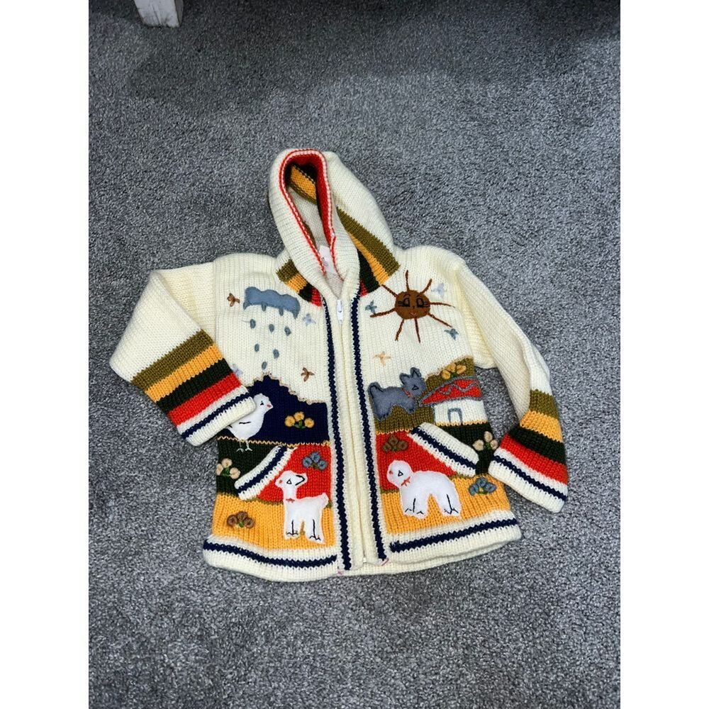 Isabella Mia Child's‎ Arpillera Handmade Peruvian Sweater size 2